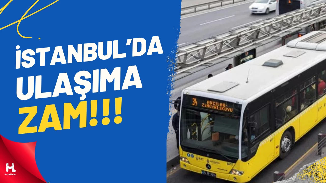 İstanbul'da Toplu Taşımaya Yüzde 35 Zam