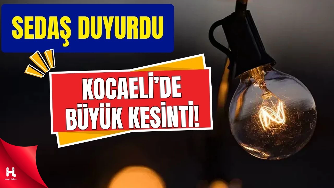 Kocaeli’de planlı elektrik kesintisi: İşte etkilenecek bölgeler
