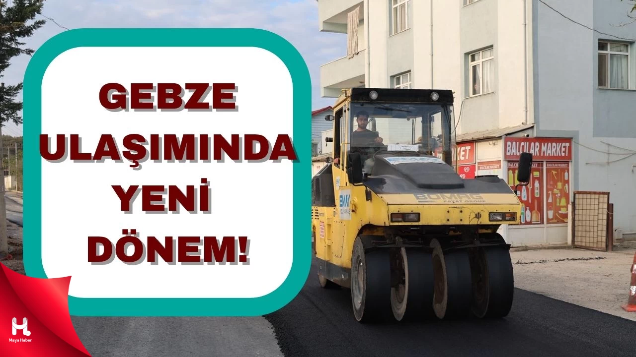 Gebze Belediyesi’nden Konforlu Ulaşım Mesaisi