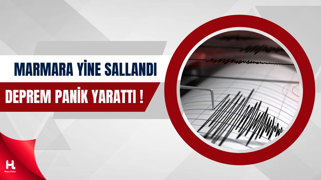 Marmara Denizi’nde 5 Büyüklüğünde Deprem Paniği!