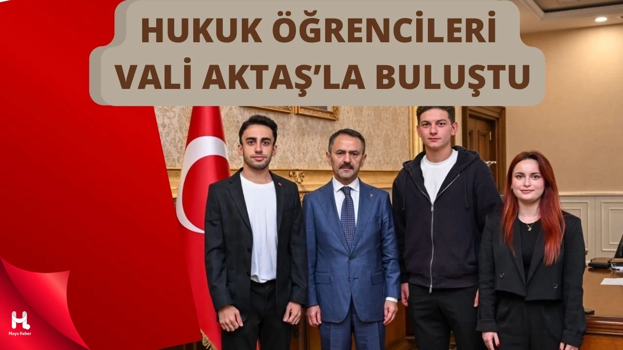 Hukuk Fakültesi Öğrencileri Vali İlhami Aktaş ile Buluştu