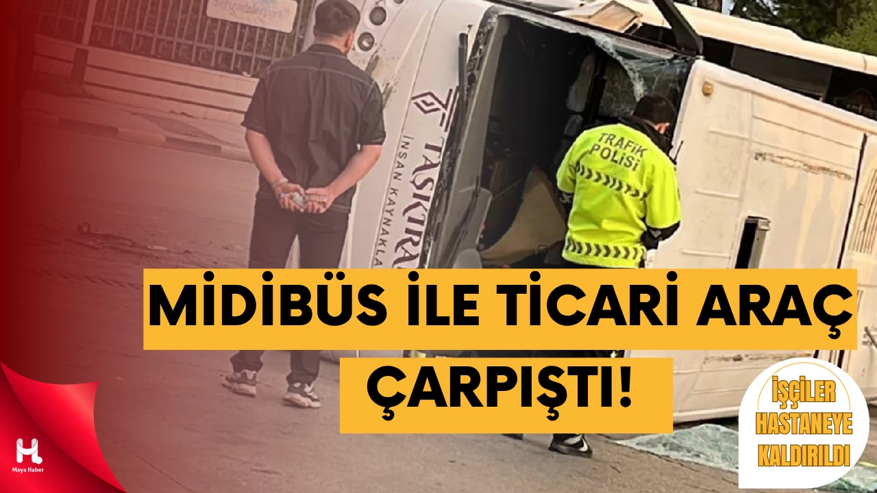 Şehzadeler’de midibüs kazası: Yaralılar hastaneye kaldırıldı