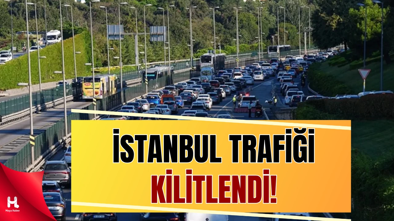İstanbul Trafiği Kilitlendi: Yoğunluk Yüzde 76’ya Ulaştı