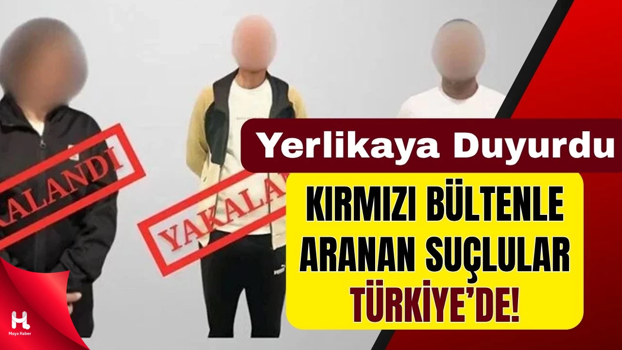Kırmızı Bültenle Aranan 3 Suçlu Türkiye’ye Getirildi!