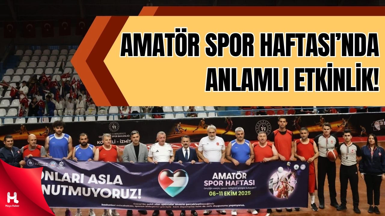 Vali Aktaş, Amatör Spor Haftası Basketbol Gösteri Müsabakasına Katıldı