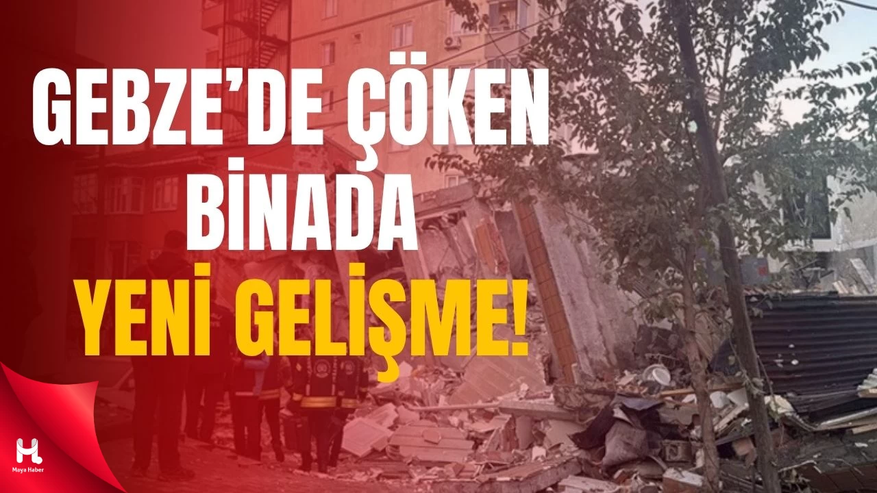 Gebze'de Çöken Binada Arama Kurtarma Çalışmaları Devam Ediyor
