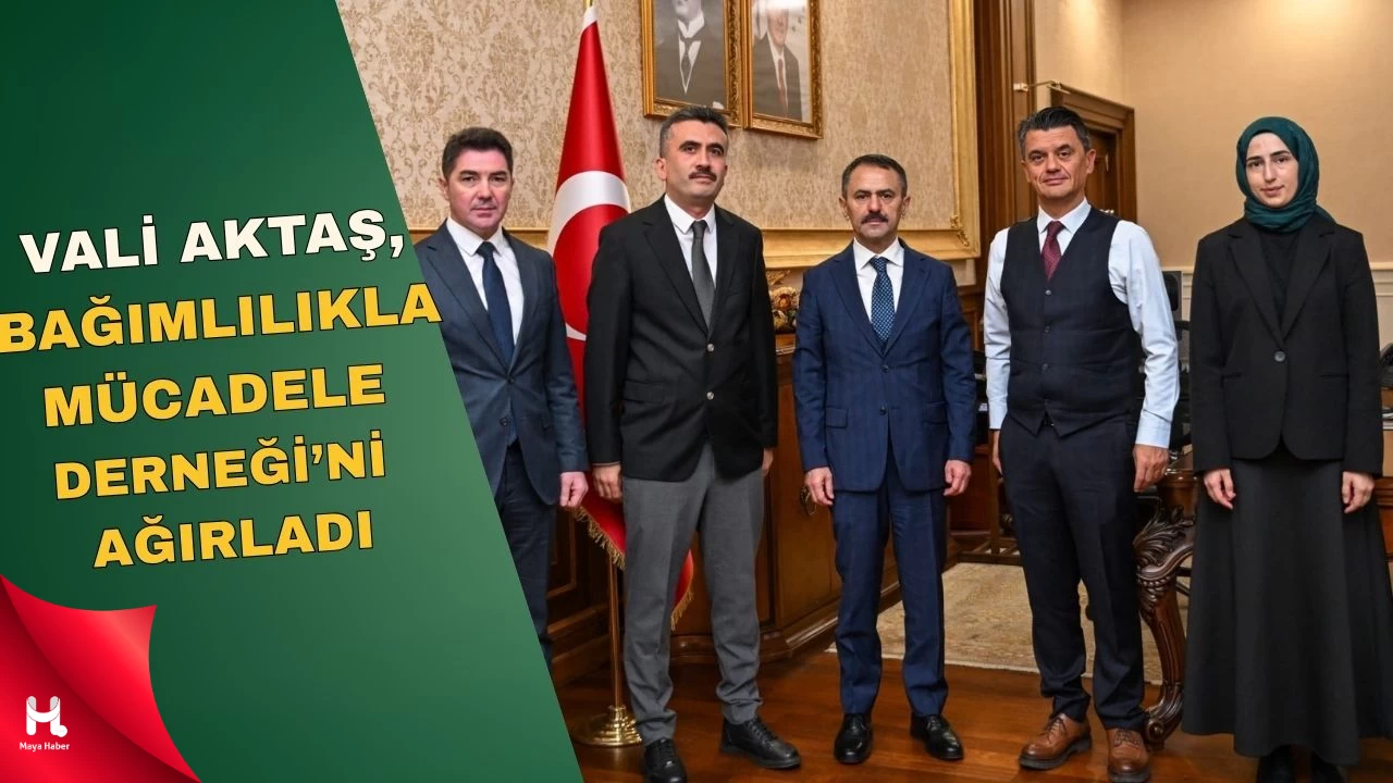 Kocaeli Bağımlılıkla Mücadele Derneği Vali Aktaş'ı Ziyaret Etti