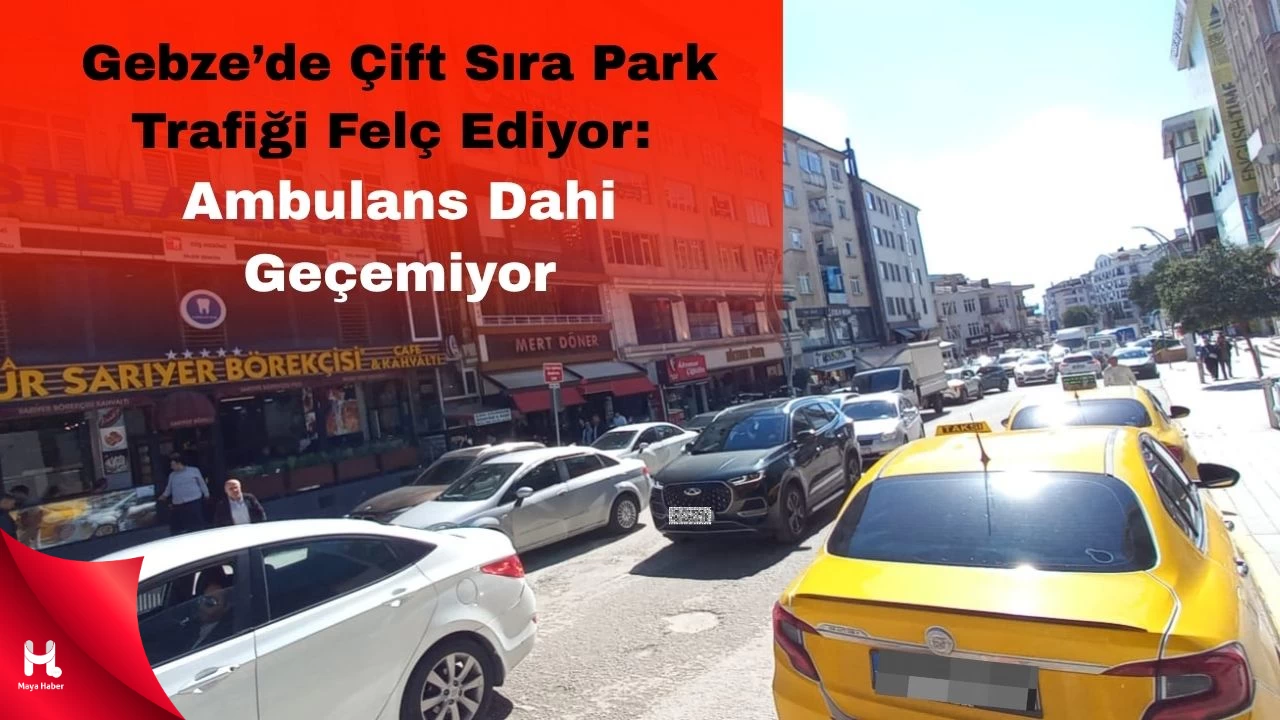 Atatürk Caddesi’nde Çifte Park Kaosu
