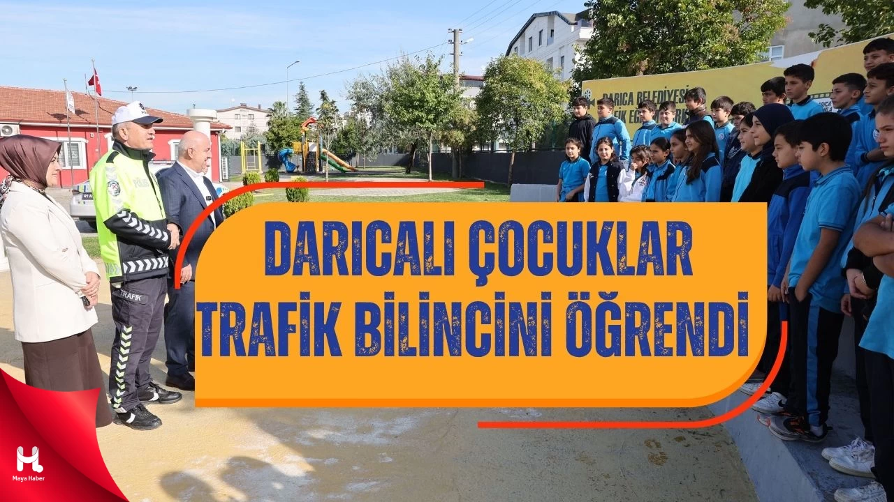 Minik Sürücüler Trafik Kurallarını Uygulamalı Öğreniyor