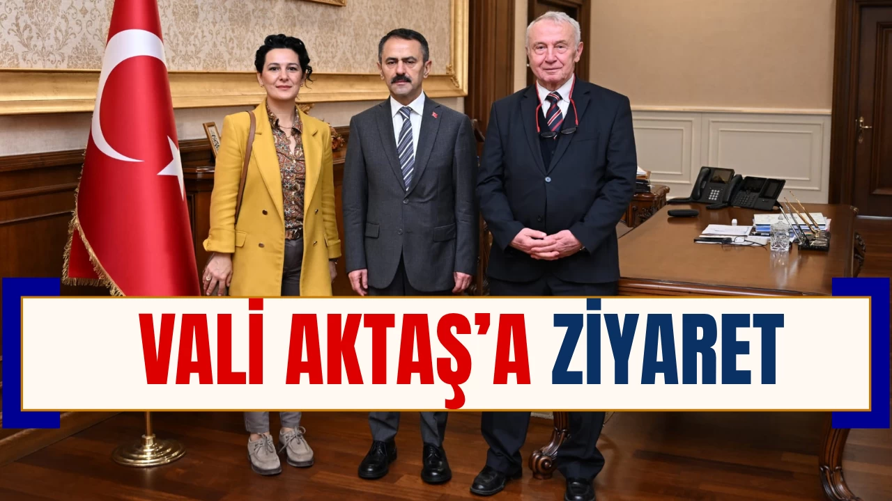 Fakülte Dekanı ve Öğretim Üyesi Vali Aktaş ile Görüştü