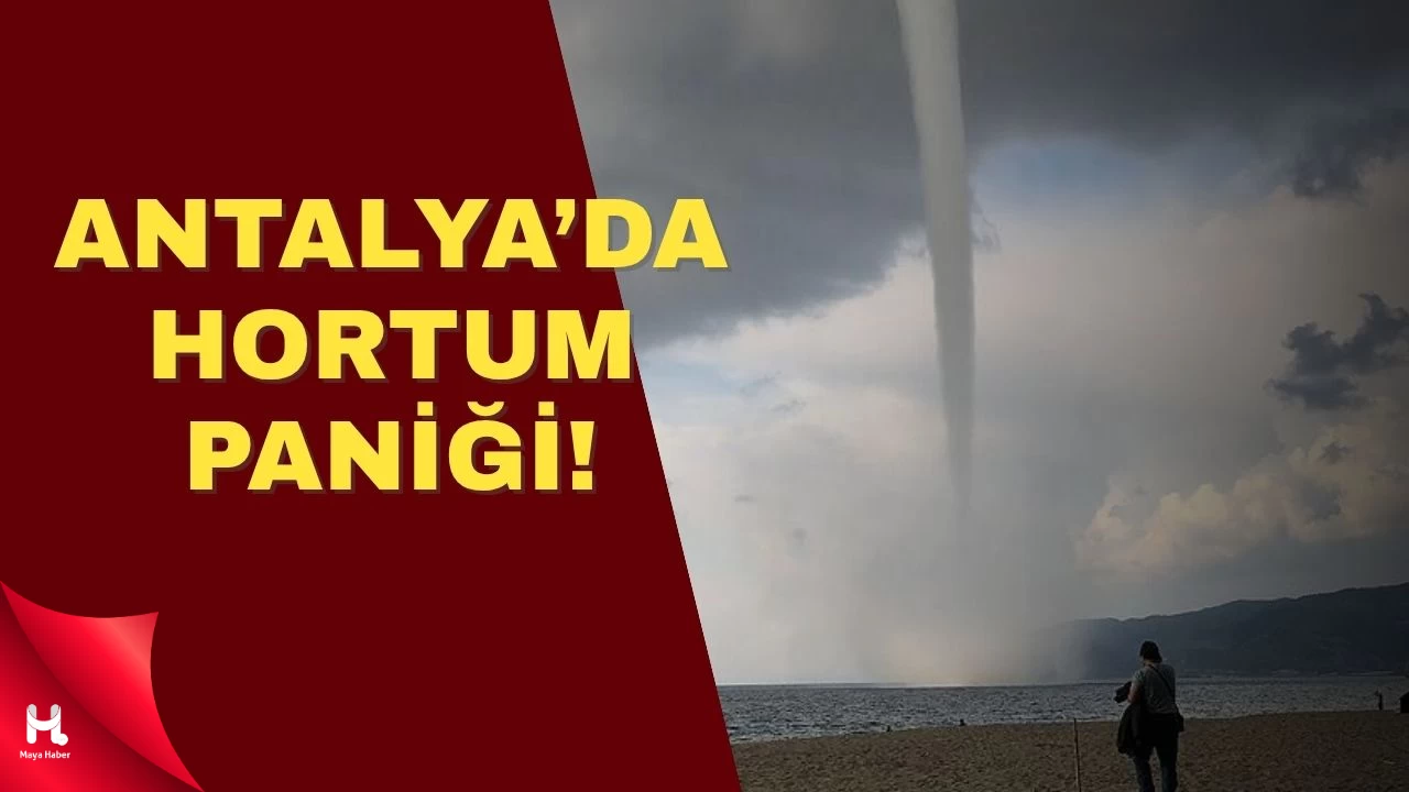 Antalya Açıklarında Hortum Paniği: Vatandaşlar O Anları Kaydetti