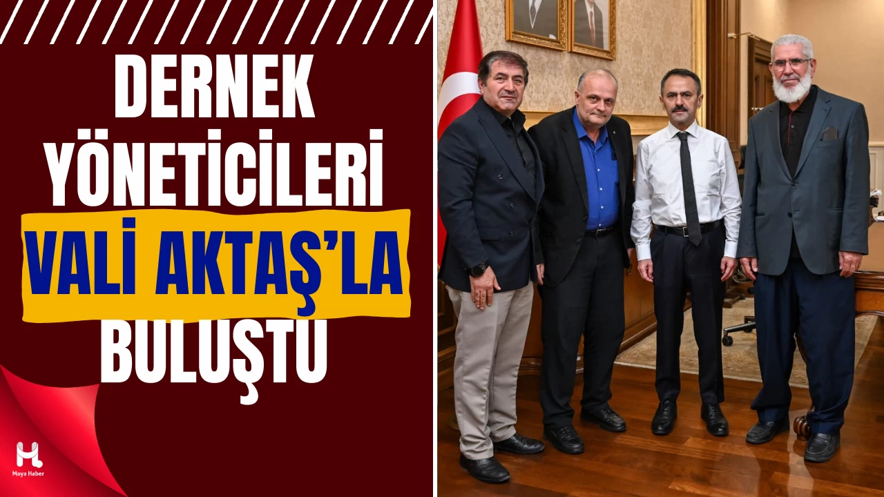 Çayırova Babakonağı Derneği’nden Vali İlhami Aktaş’a Ziyaret