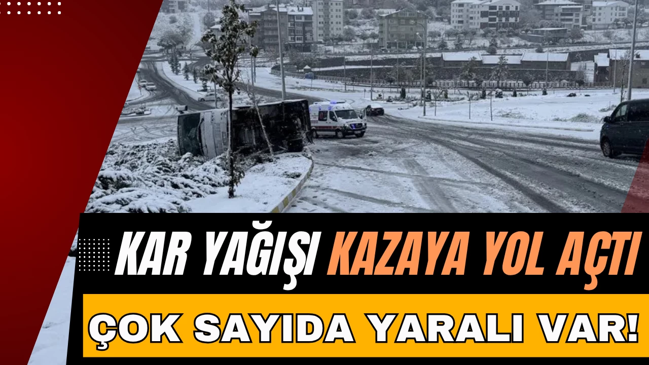 Nevşehir’de İşçi Servisi Devrildi: 14 İşçi Yaralandı