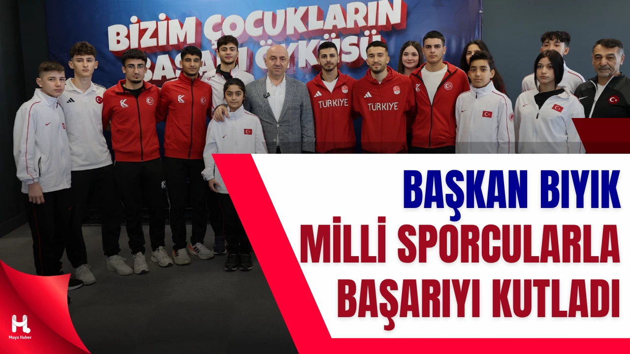 Altın ve Bronz Madalyalı Sporcular Başkanla Bir Arada