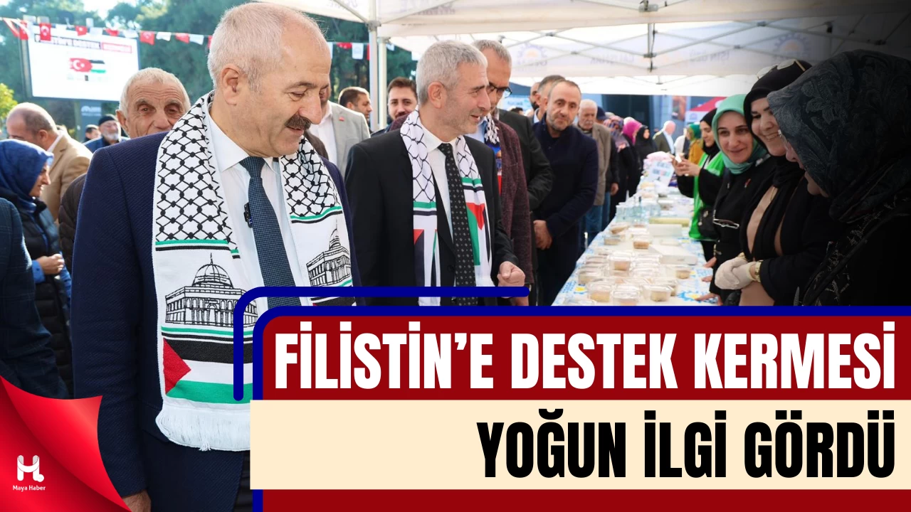 Gebze’de Filistin’e Destek Kermesi Düzenlendi