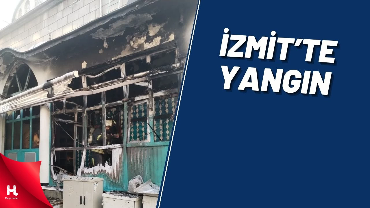 İzmit Akça Camii’nde Yangın Çıktı