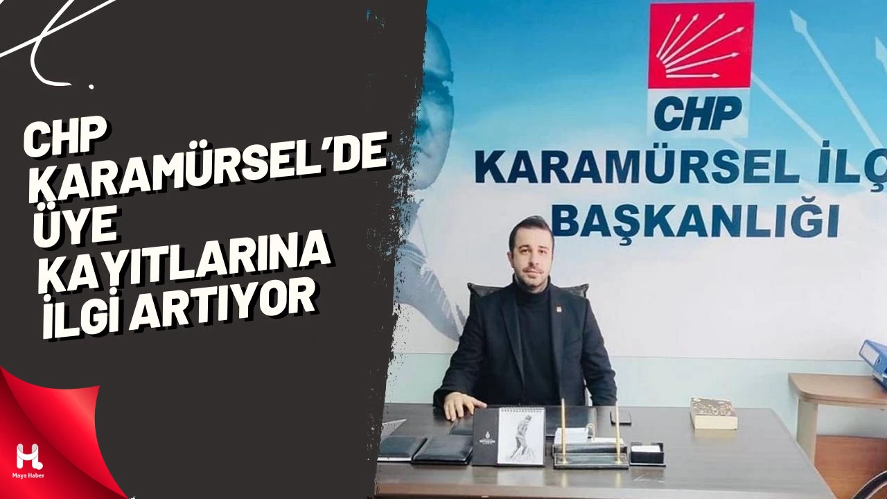CHP Karamürsel’de Üye Kayıtlarına İlgi Artıyor