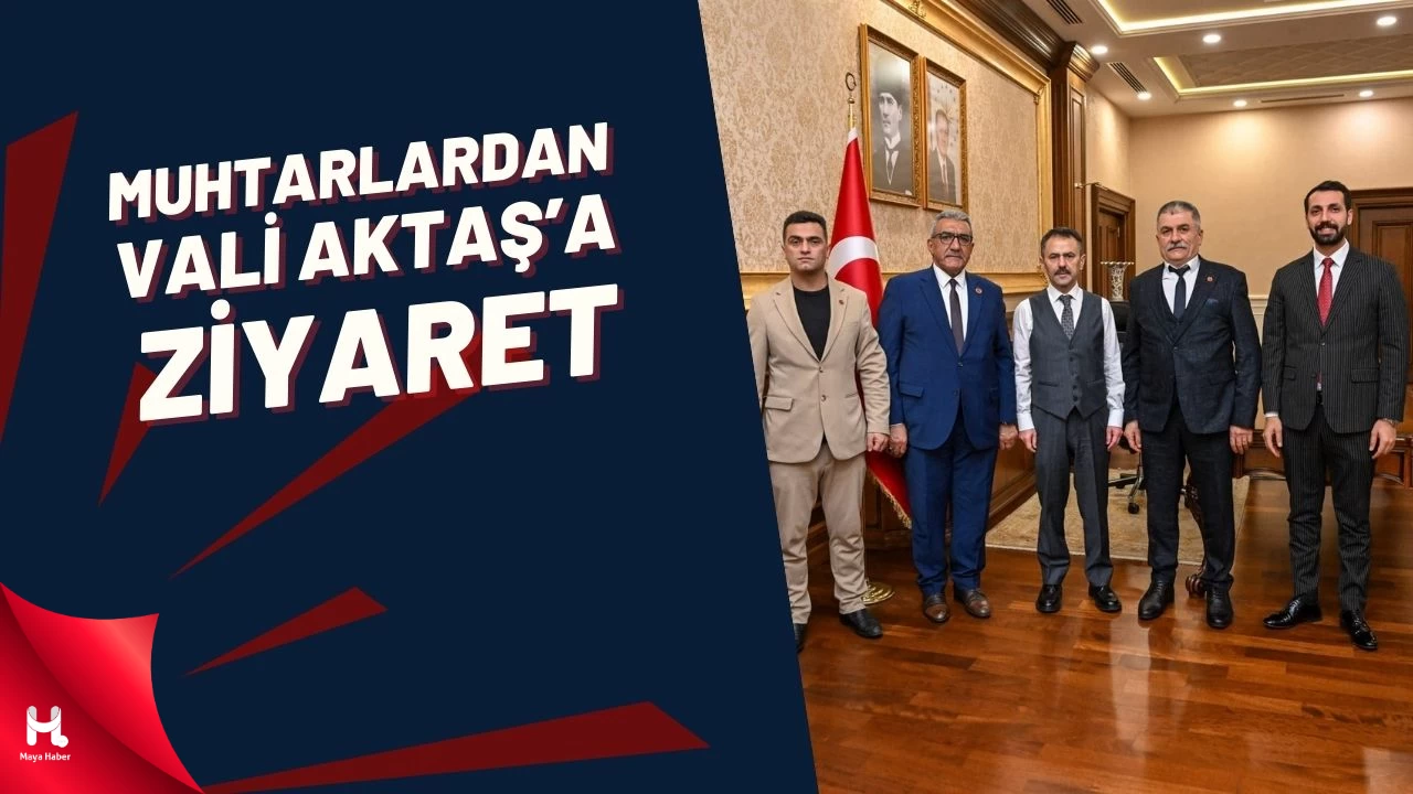 Dilovası Mahalle Muhtarları Vali İlhami Aktaş’ı Ziyaret Ettiler