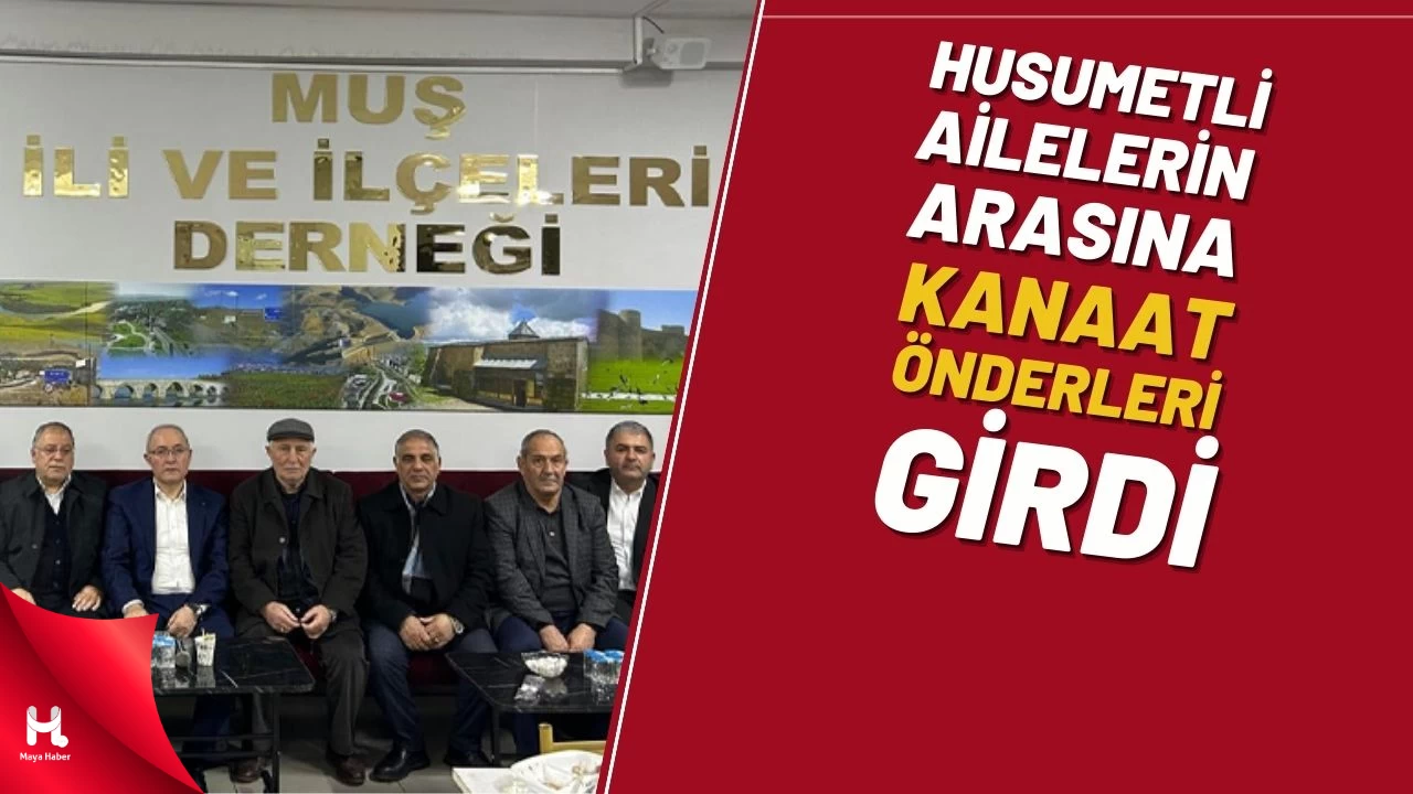 Çayırova'da husumetli akraba aileler barıştırıldı