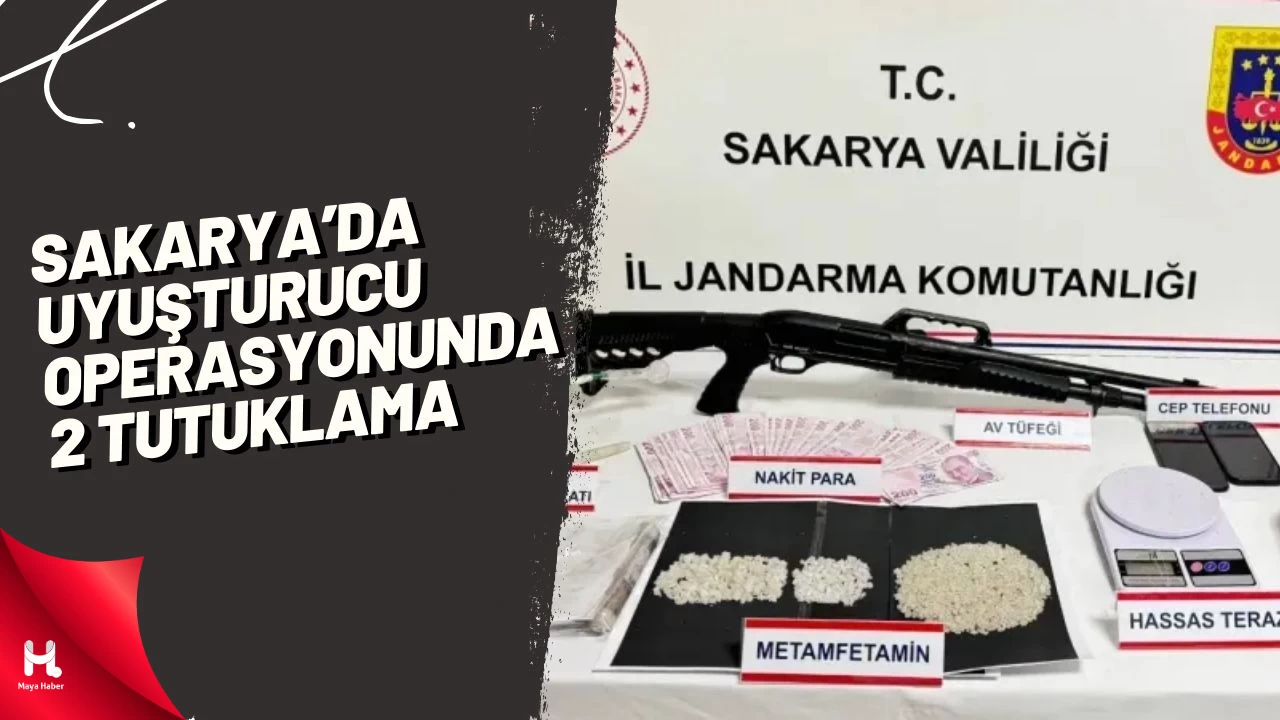 Sakarya’da uyuşturucu operasyonunda 2 tutuklama