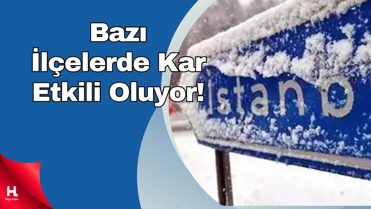 İstanbul'da Beklenen Kar Yağışı Başladı!