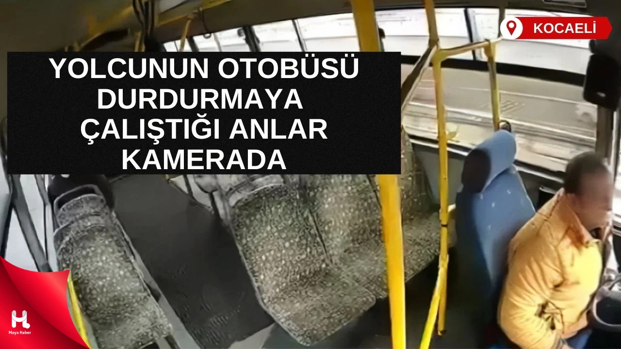Kocaeli'de Şoför Bayıldı, Yolcu Facianın Önüne Geçti!
