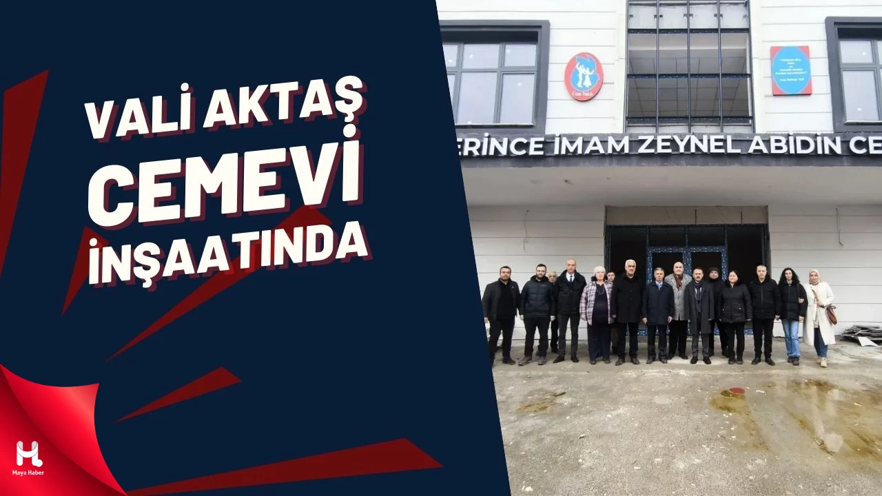 Vali Aktaş, Derince İmam Zeynel Abidin Cemevi İnşaatında