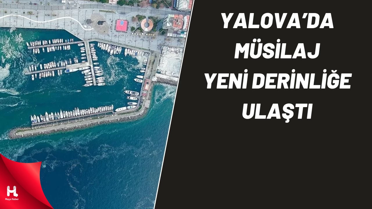 Müsilaj Yalova’da 25 Metre Derinliğe Ulaştı