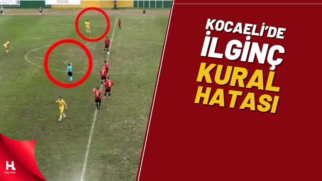 Skandal hakem hatası: 2 sarı gösterdi, kırmızıyı unuttu