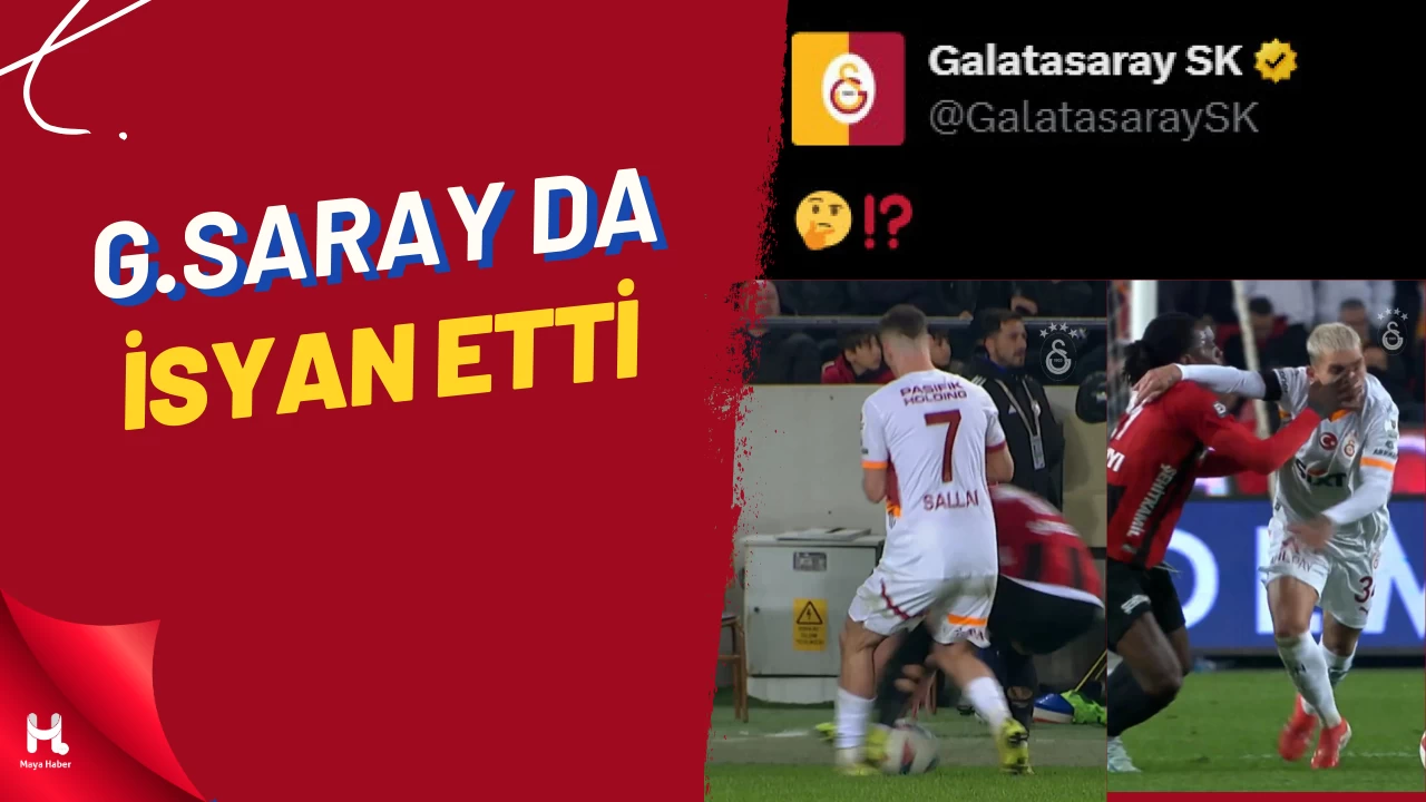Galatasaray’dan Hakem Kararlarına Tepki