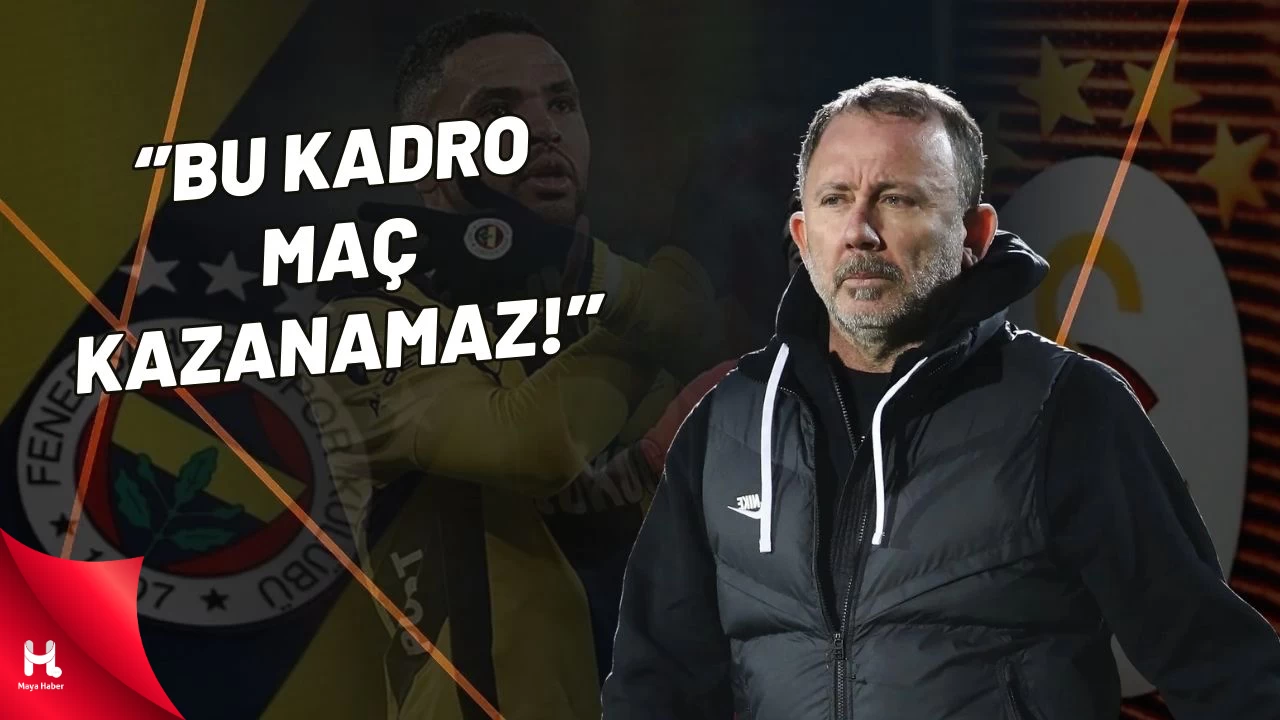 Sergen Yalçın'dan Çok Konuşulacak Derbi Açıklaması!