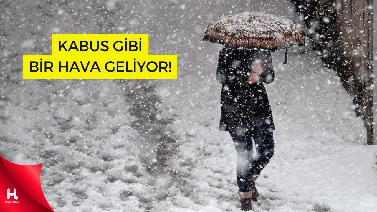 Meteoroloji'den Son Dakika Uyarı: Kar, Sağanak, Yağmur...