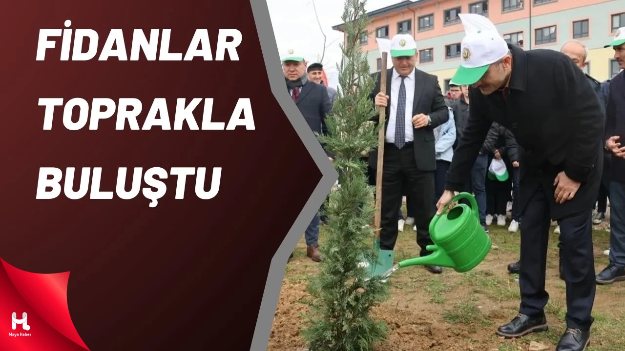 Çayırova’da Fidanlar Toprakla Buluştu