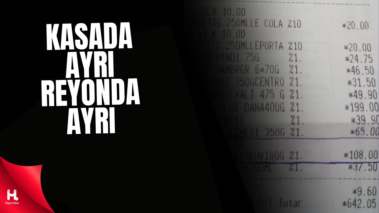 Kasada Ve Reyonda Farklı Fiyat Çıkmasına Tepki Gösterdi