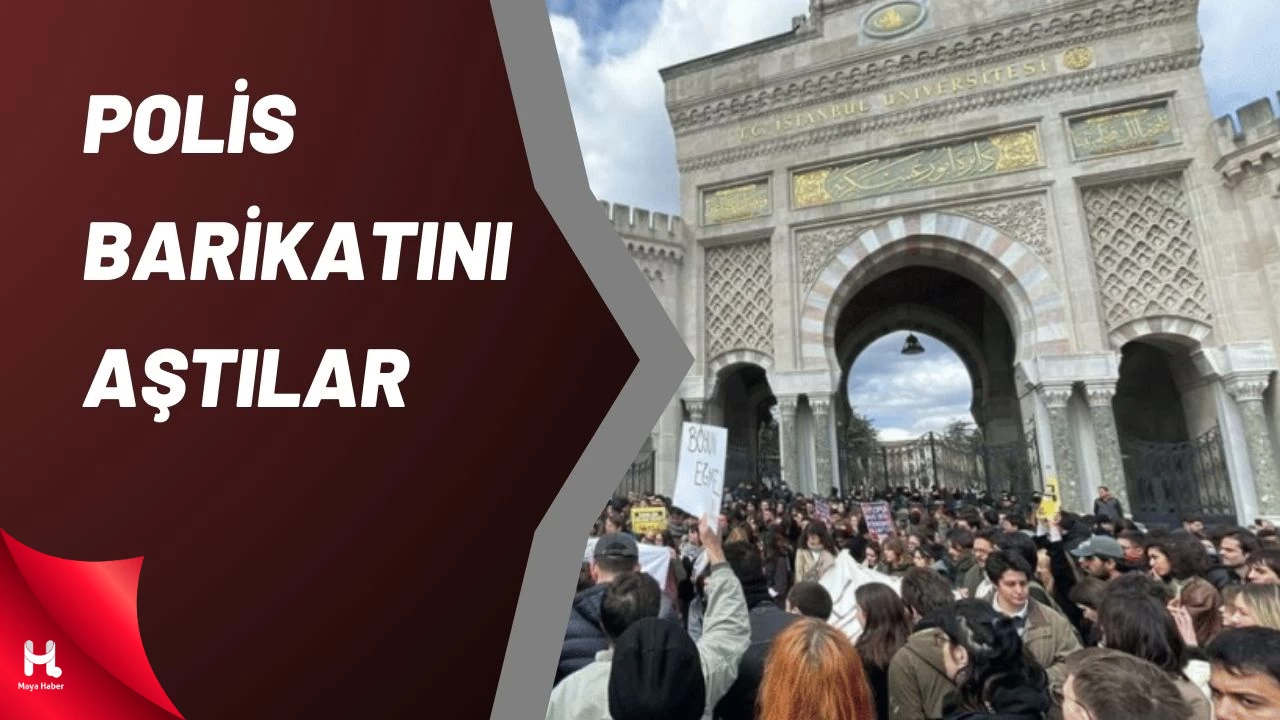 Öğrenciler Polis Barikatını Aştı