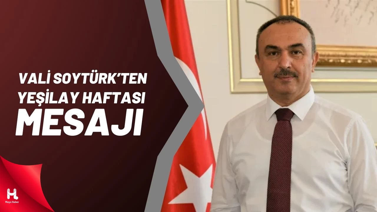Tekirdağ Valisi Recep Soytürk’ten Yeşilay Haftası Mesajı