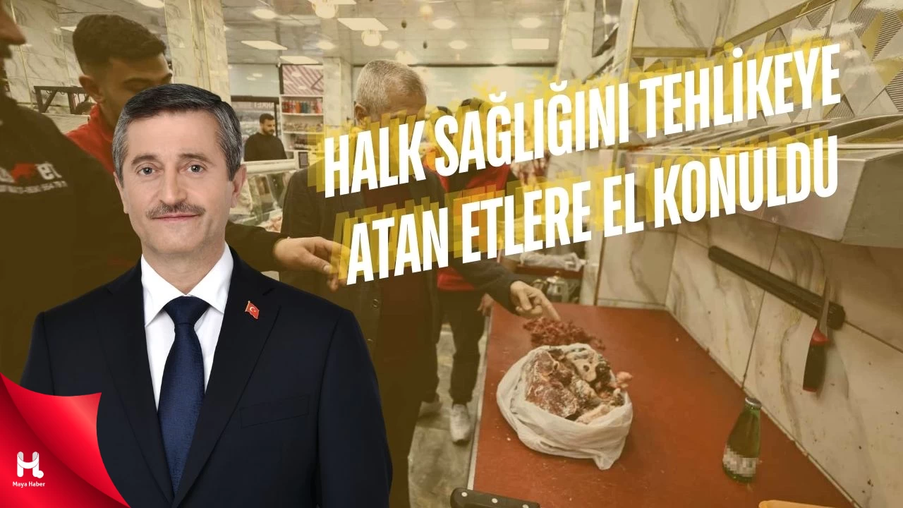 Gaziantep’te Hijyen Kurallarına Aykırı Şekilde Saklanan Ete El Konuldu