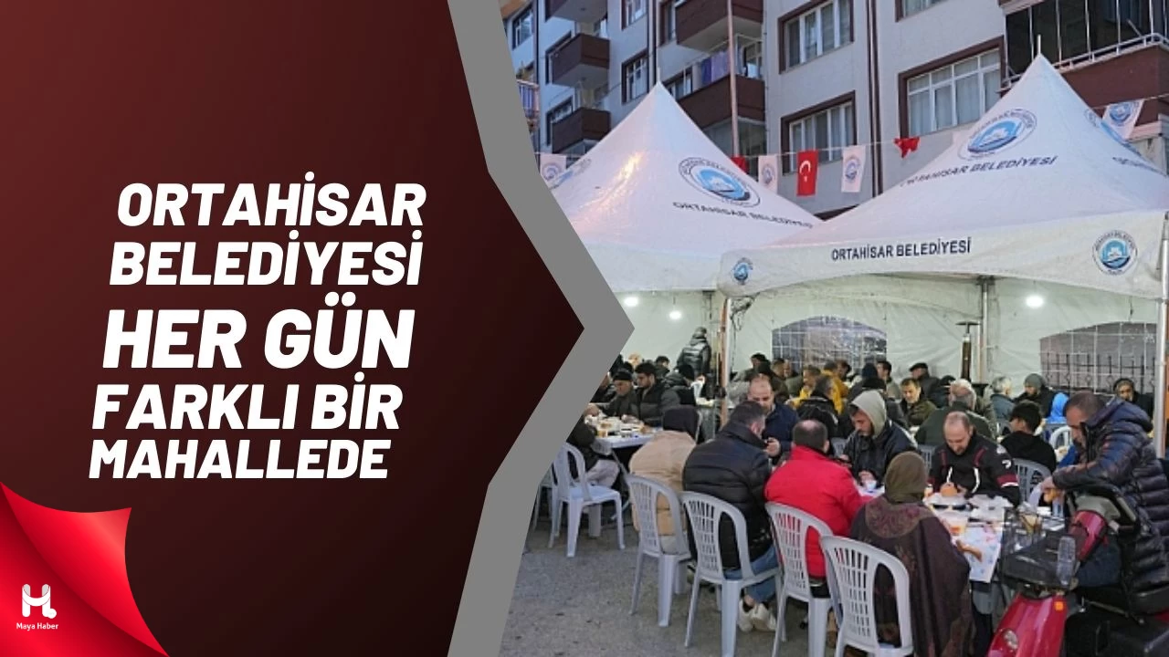 Ortahisar'dan Mahallelere İftar Sofrası