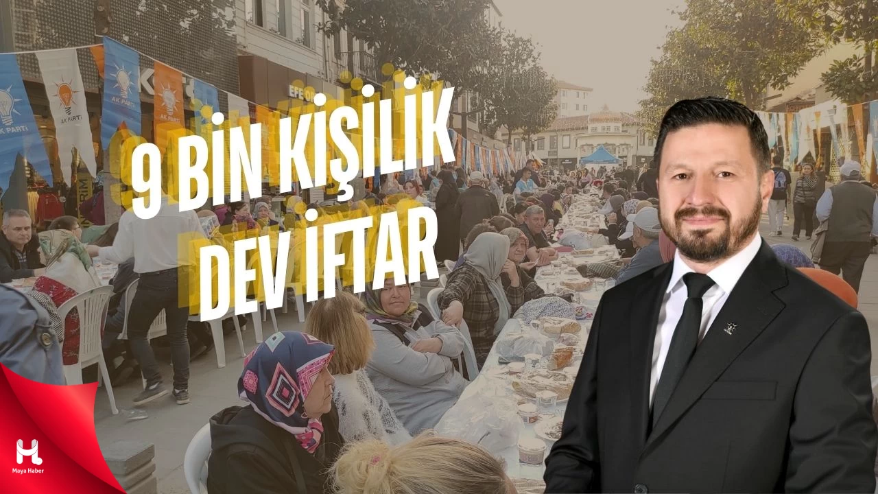 AK Parti Balıkesir’de 9 Bin Kişilik Dev İftar Düzenledi