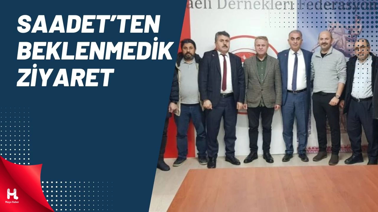 Saadet Gebze'den Kocaeli Samsunlular Federasyonu Başkanlığına Ziyaret