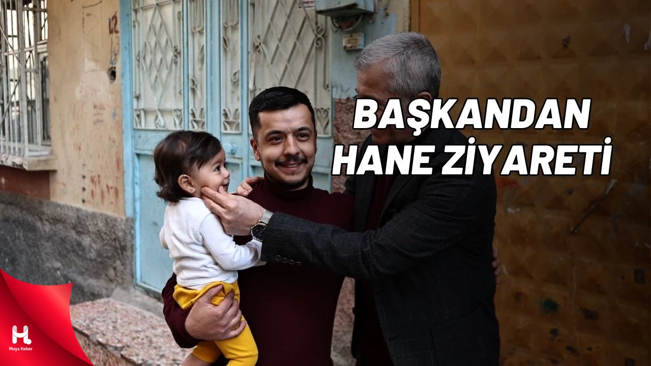Başkan Tahmazoğlu'ndan Hane Ziyareti