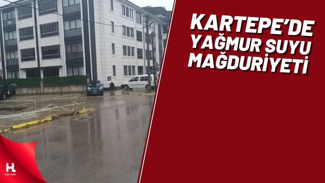 Kartepe'de Yağmur Suyu Sorunu: Vatandaşlar Çözüm Bekliyor