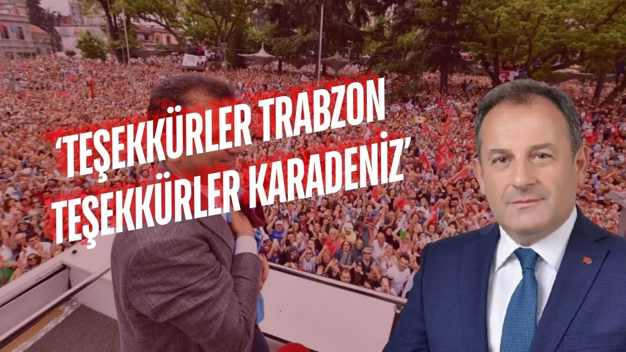 Bak: 'Teşekkürler Trabzon, Teşekkürler Karadeniz'
