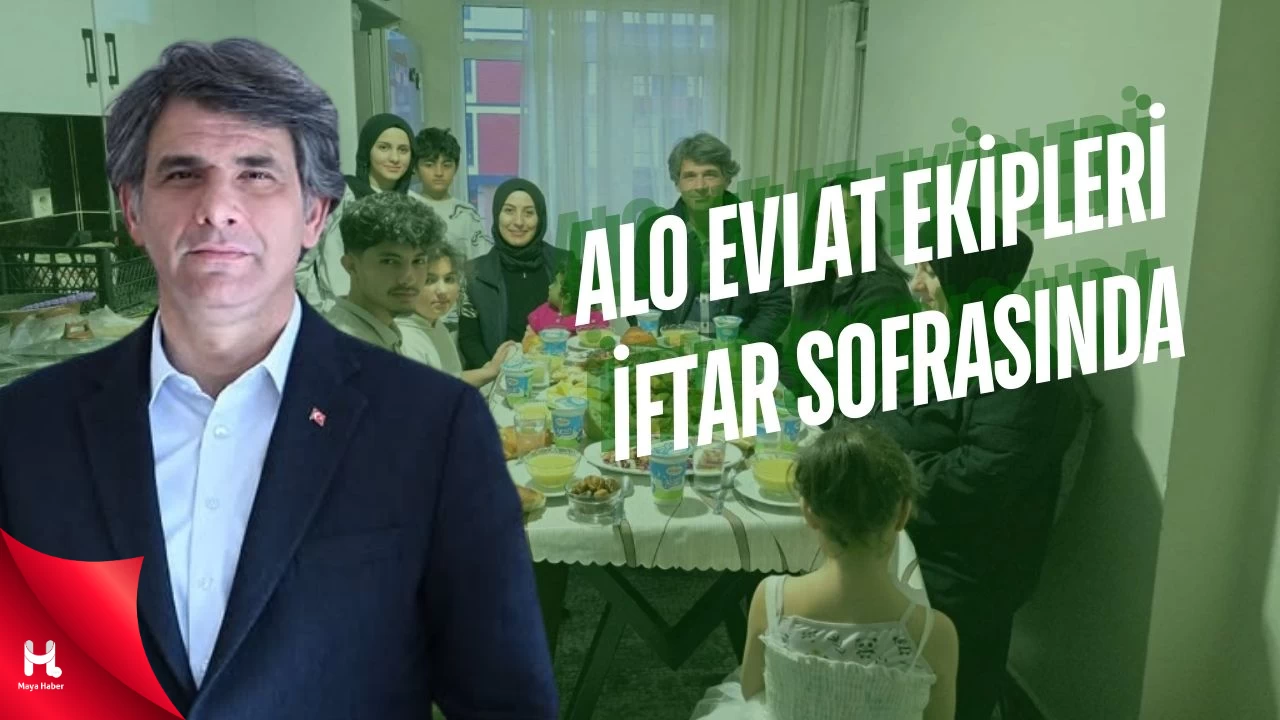 Kartepe'de Alo Evlat Ekipleri Başkan İle İftar Sofrasında
