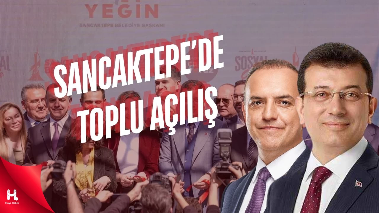 Sancaktepe'de Yeni Projelerin Toplu Açılışı