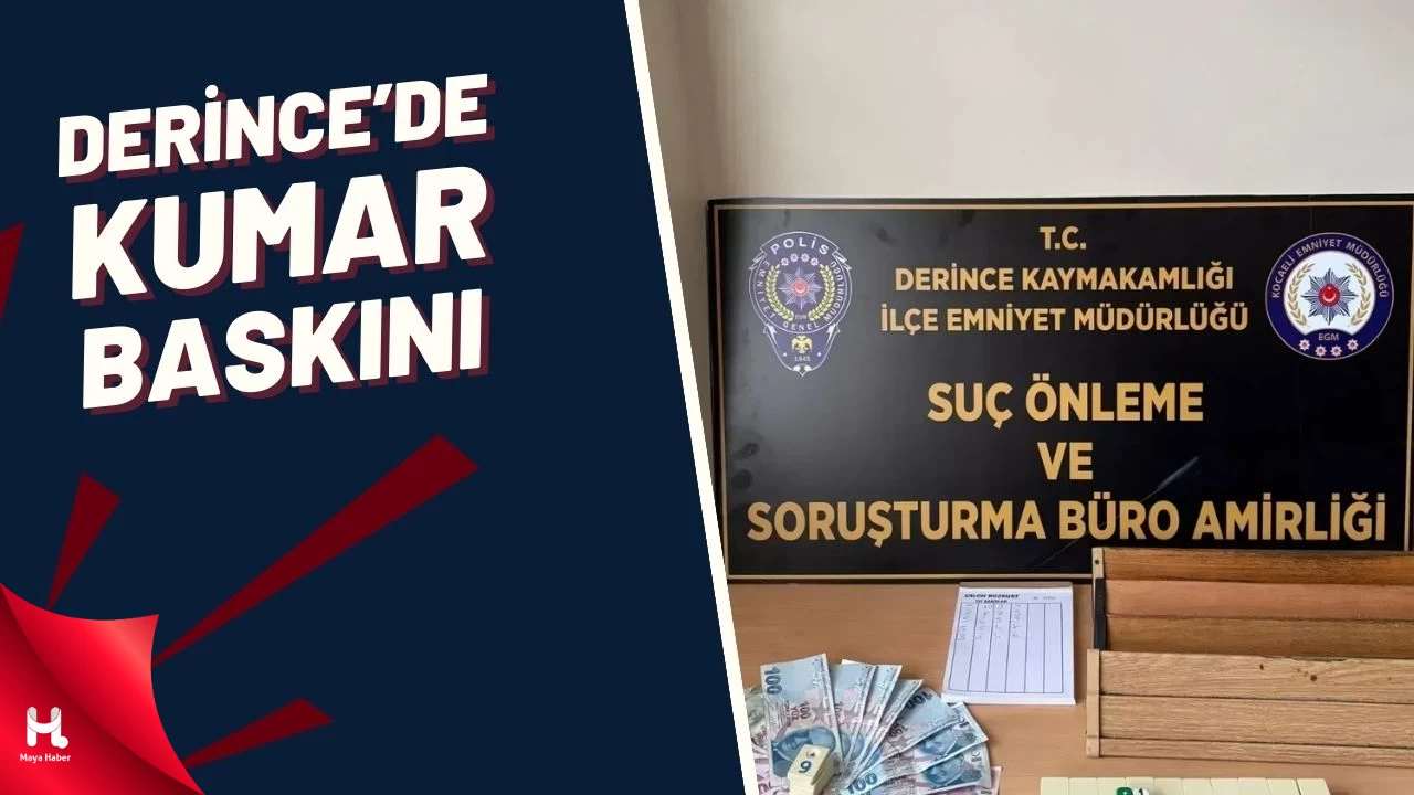 Derince'de Kahvehaneye Kumar Baskını