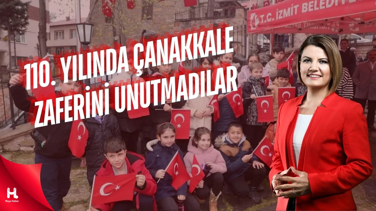 İzmit 110. Yılında Da Çanakkale Zaferi’nin Kahramanlarını Unutmadı