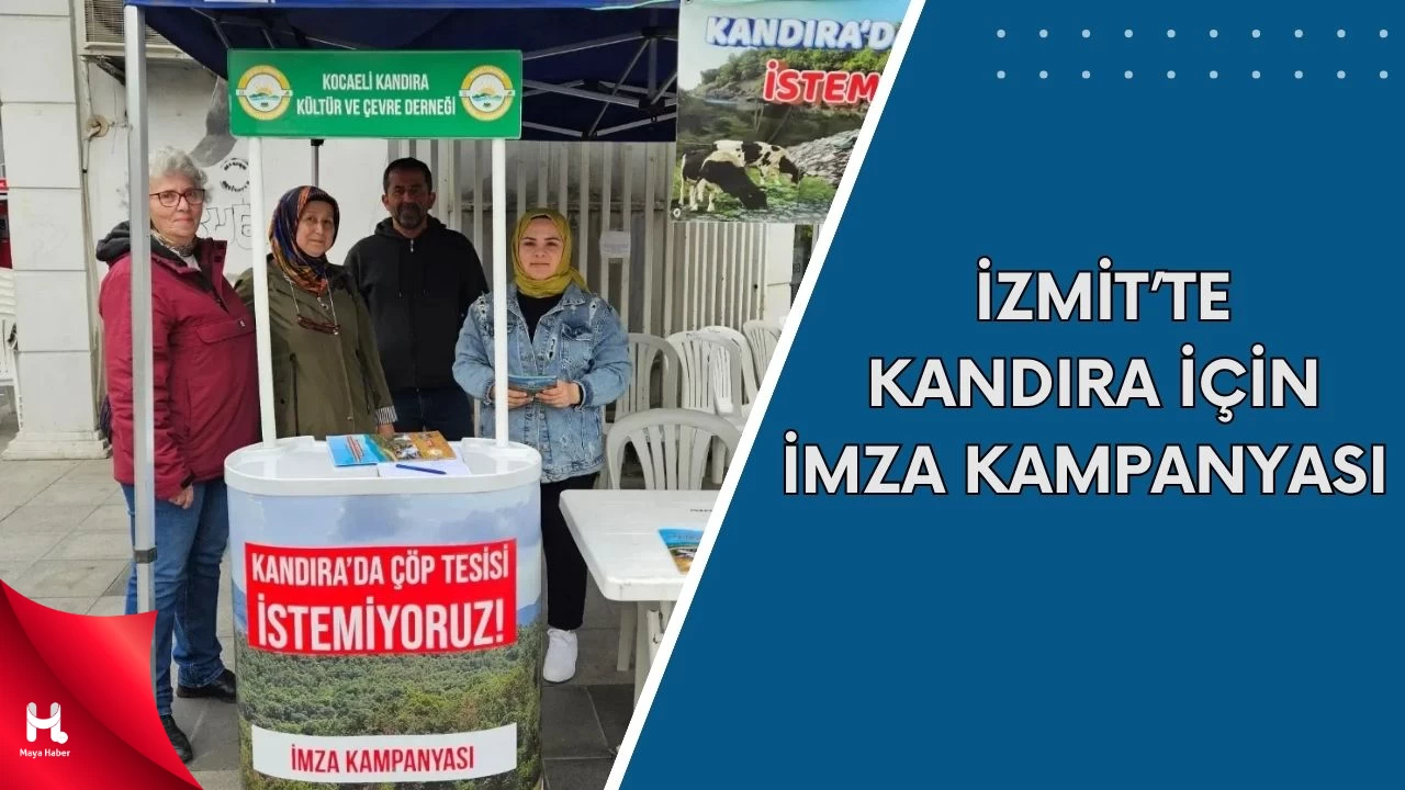 Kandıralılar imza Kampanyası Düzenledi