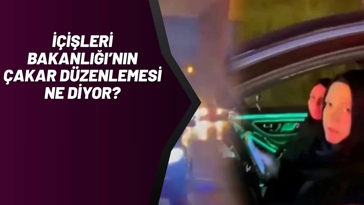İki Genç Kadın Çakarlı Araçla İstanbul'u Birbirine Kattı!