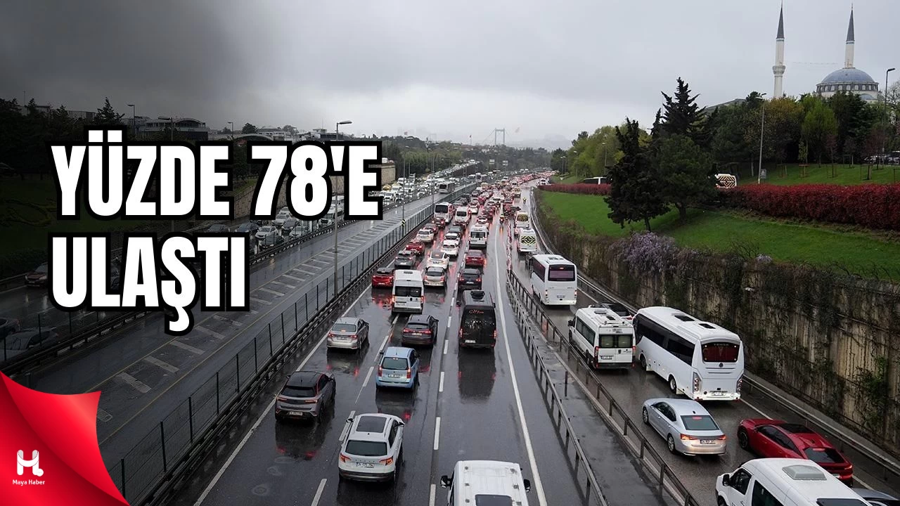 İstanbul’da Tatil Sonrası Trafik Yoğunluğu